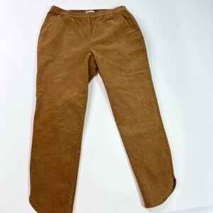Marine Layer Allison Pant Cord Pants Womens Large Camel Corduroy Elastic Waist